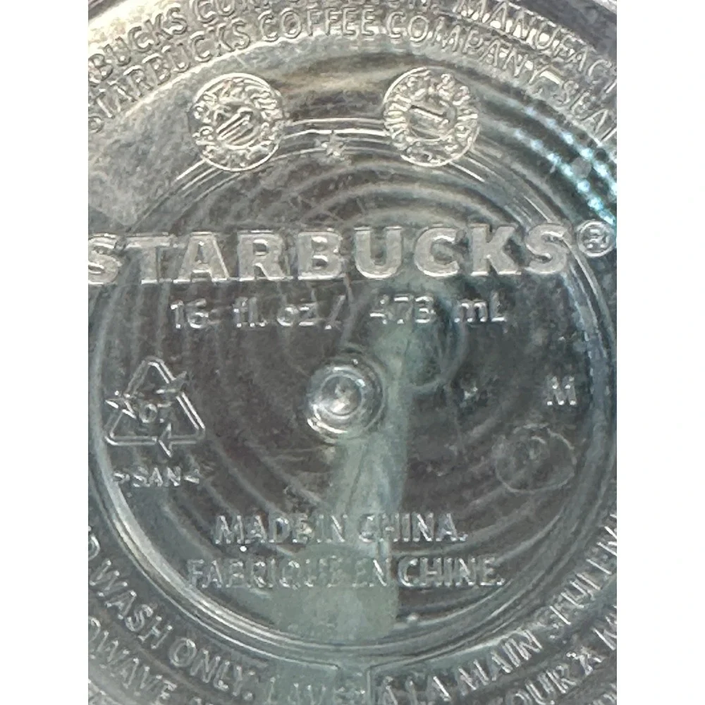 Starbucks Tumbler Lot of 4 Studded Grid Floral Iridescent Cold Cups 24oz 16oz